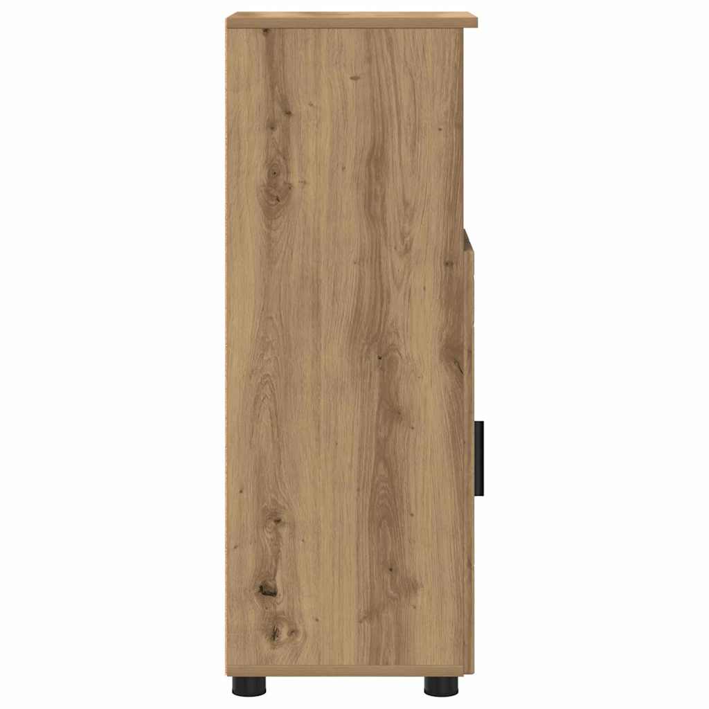 Kupaonski ormar s pohranom Umjetnički hrast 30 x 35 x 95 cm