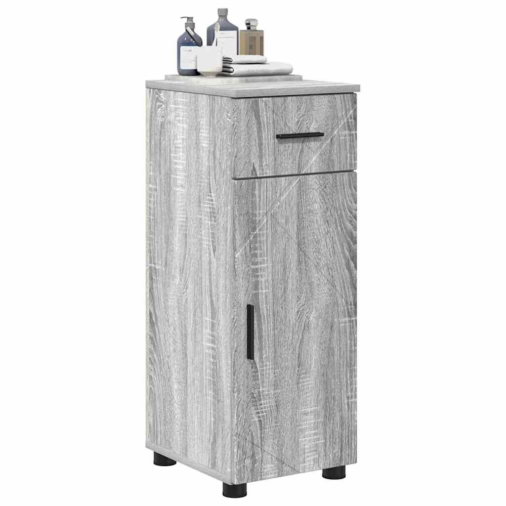 Kupaonski ormar s ladicama Siva Sonoma 30 x 35 x 80 cm