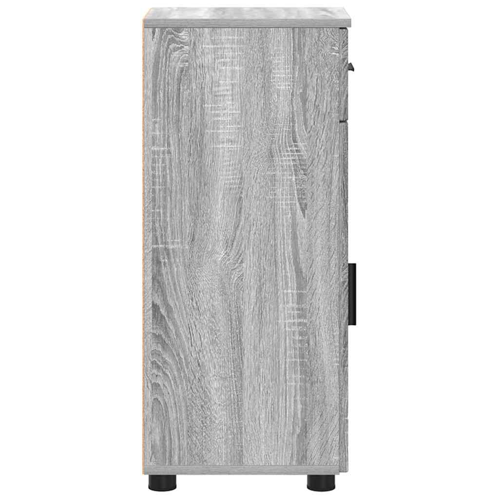 Kupaonski ormar s ladicama Siva Sonoma 30 x 35 x 80 cm