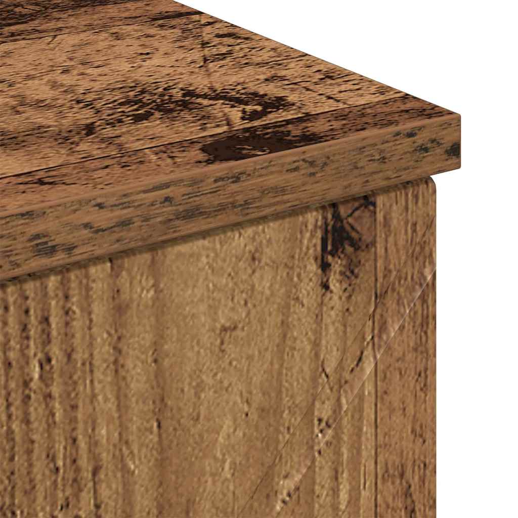 Kupaonski ormar s ladicama s vratima Staro drvo 30 x 35 x 80 cm