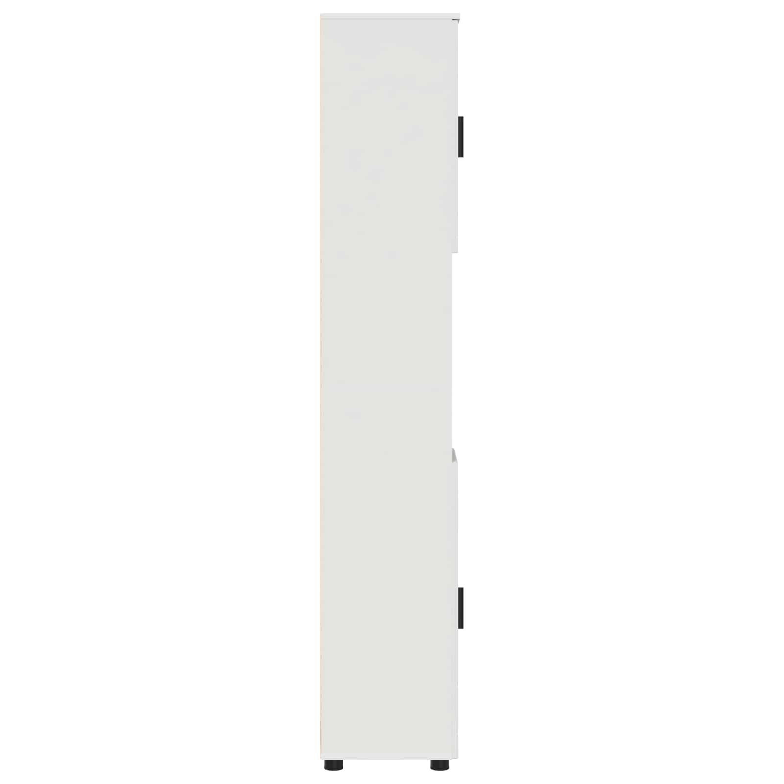 Kupaonski ormar s pohranom s vratima Bijelo 30 x 35 x 192 cm