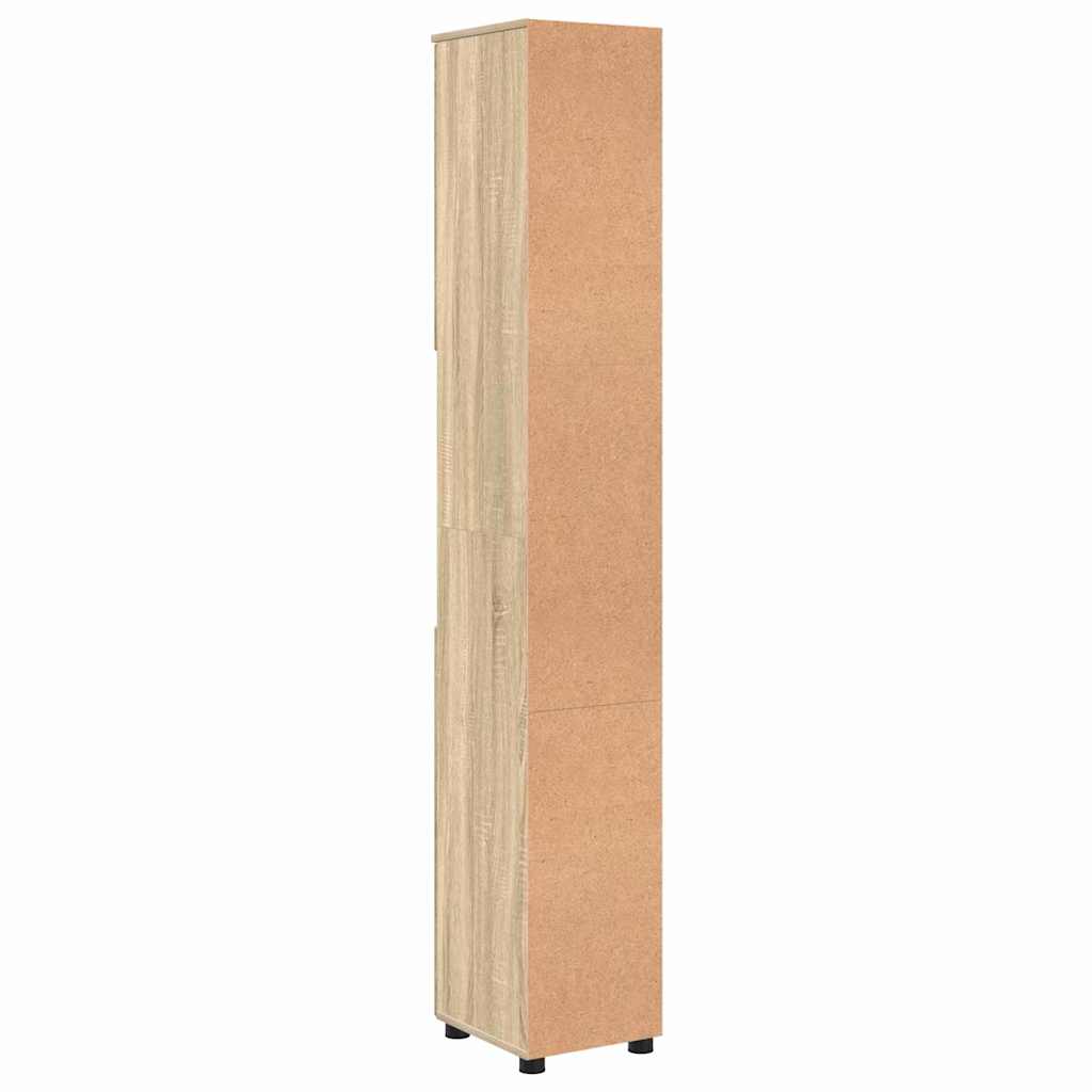 Kupaonski ormar s pohranom Sonoma hrast 30 x 35 x 192 cm