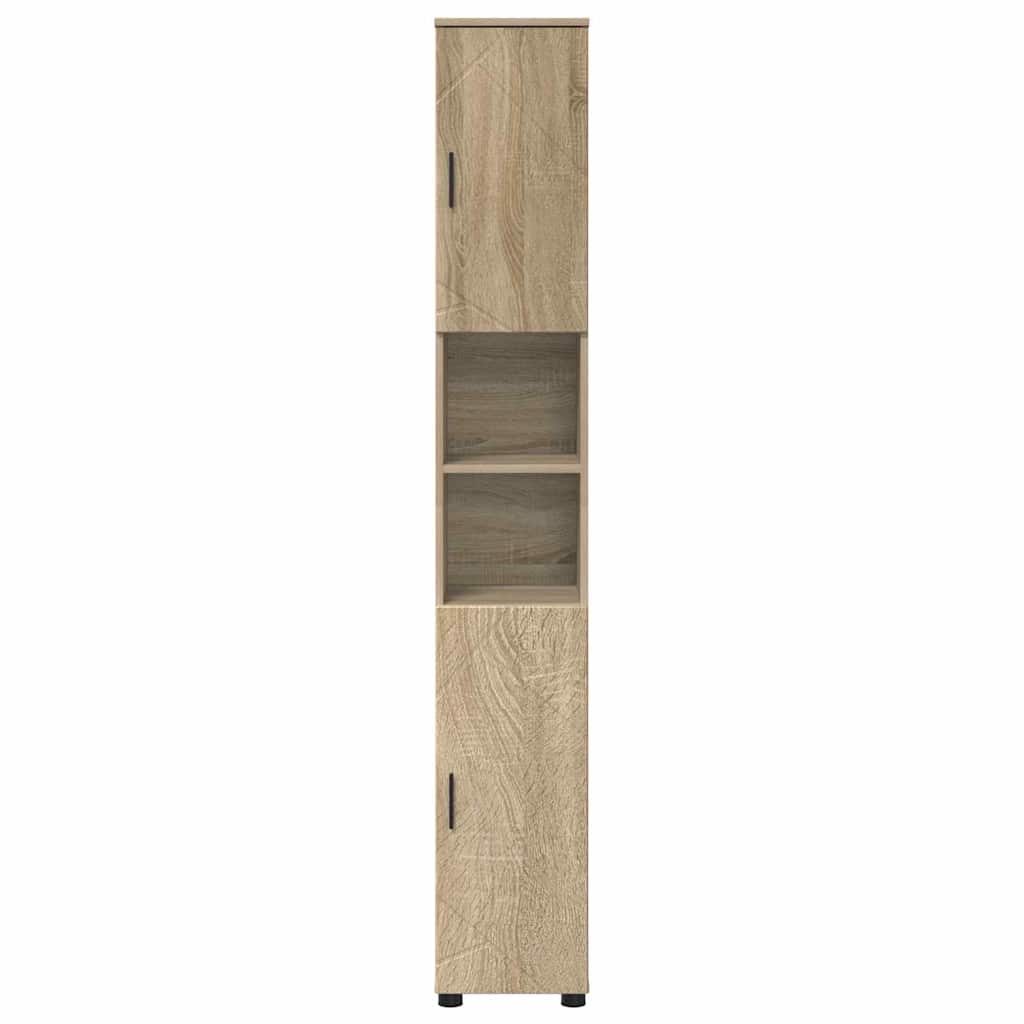Kupaonski ormar s pohranom Sonoma hrast 30 x 35 x 192 cm