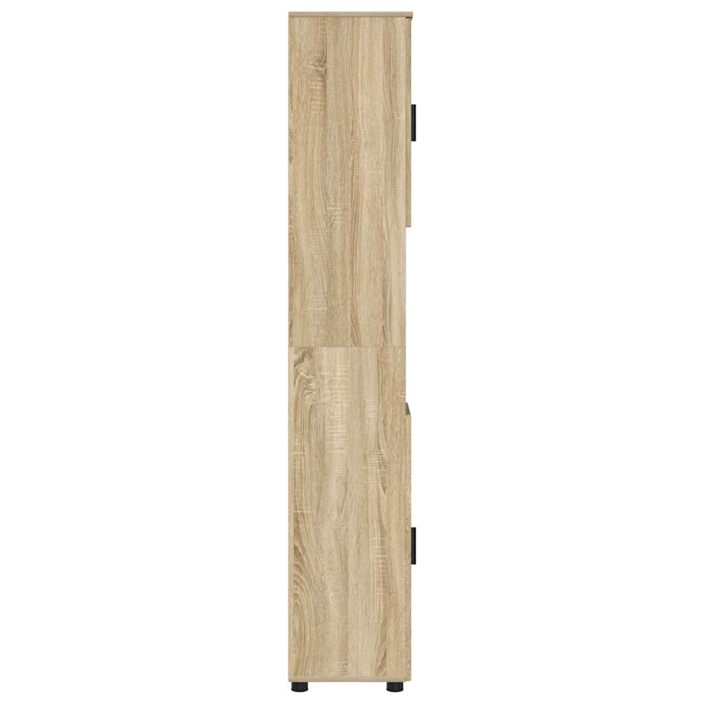 Kupaonski ormar s pohranom Sonoma hrast 30 x 35 x 192 cm