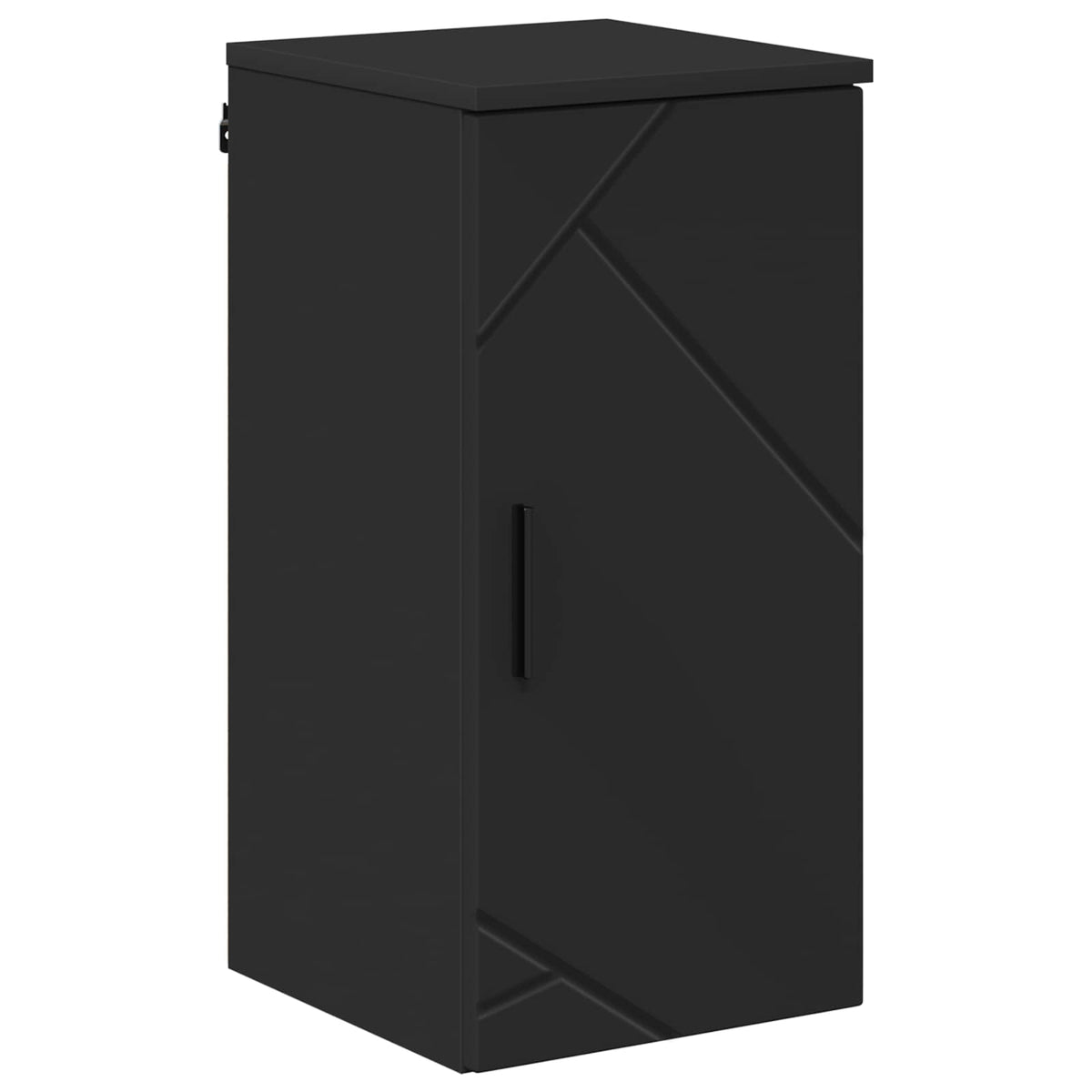 Kupaonski ormar Zidne s pohranom Crna 30 x 31,5 x 61 cm