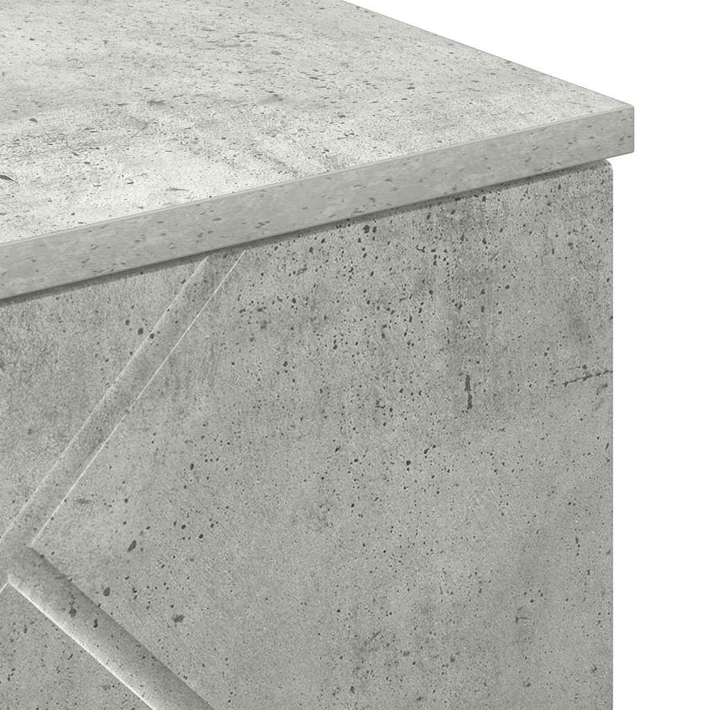 Kupaonski ormar Zidne s vratima Betonski sivi 30 x 31,5 x 61 cm