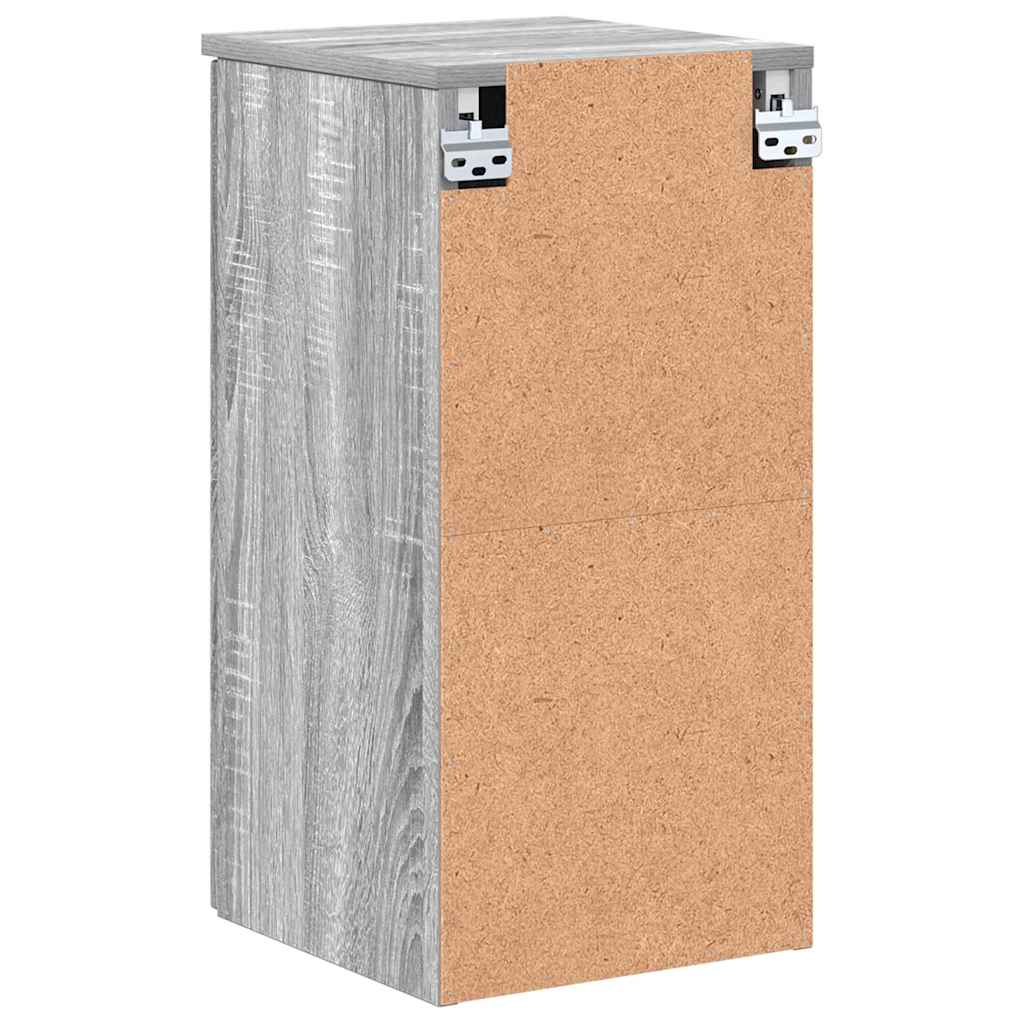 Kupaonski ormar Zidne s pohranom Siva Sonoma 30 x 31,5 x 61 cm