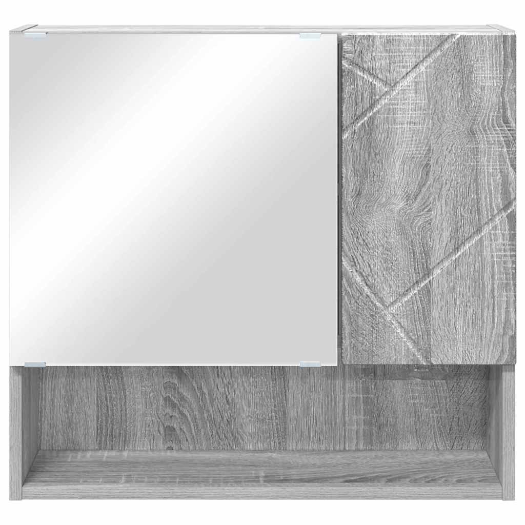 Ogledalo ormar Siva Sonoma 59 x 17 x 55 cm Konstruirano drvo