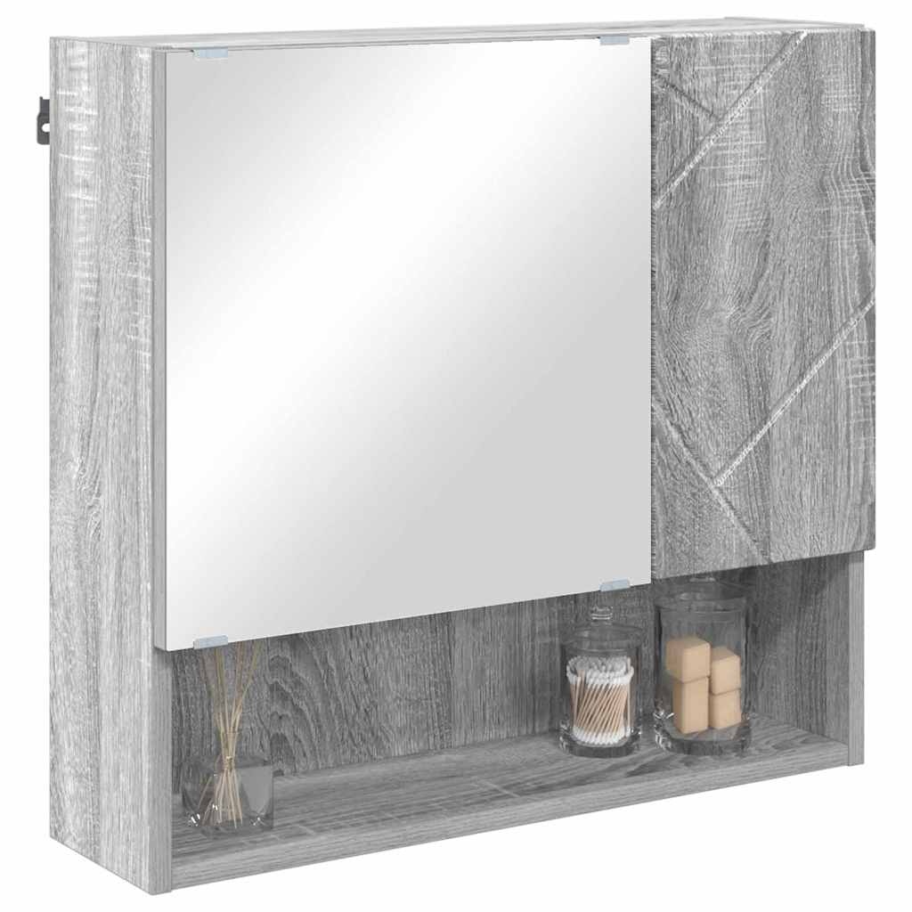 Ogledalo ormar Siva Sonoma 59 x 17 x 55 cm Konstruirano drvo