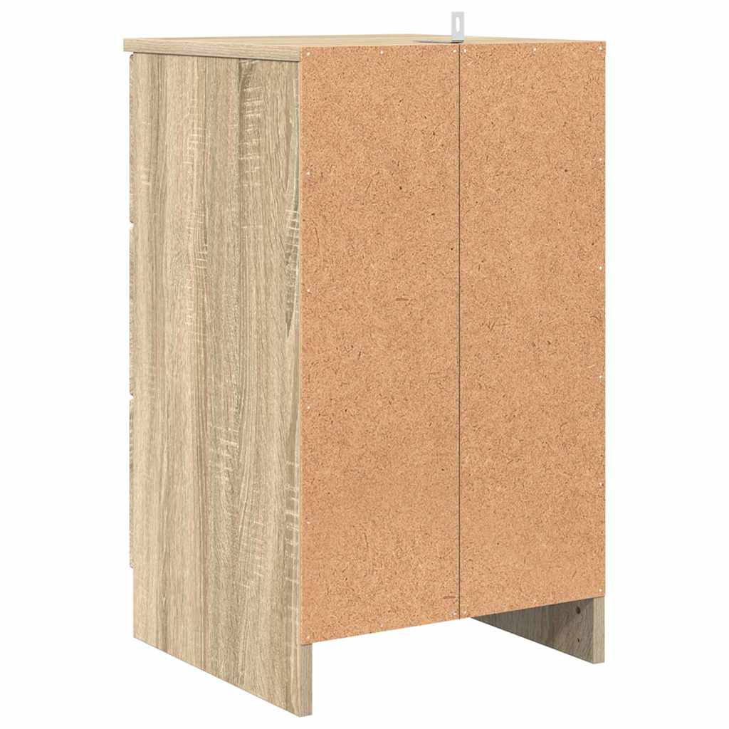 Noćni ormar sonoma hrast 38 x 38 x 66 cm Konstruirano drvo