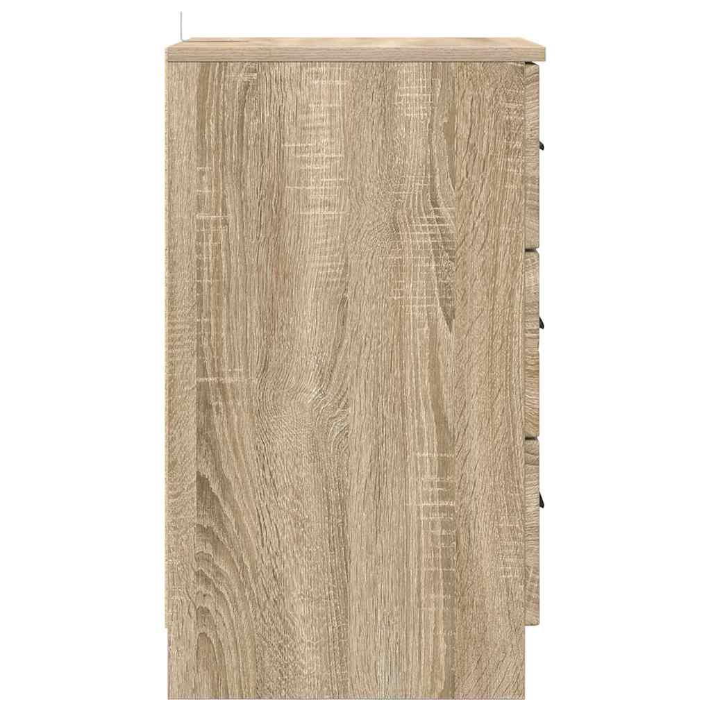 Noćni ormar sonoma hrast 38 x 38 x 66 cm Konstruirano drvo