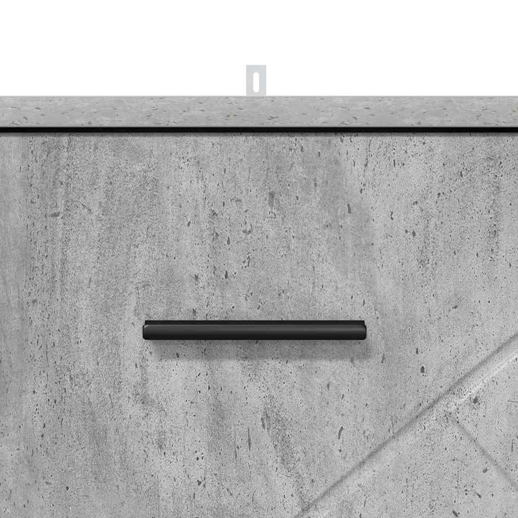 Noćni ormar Beton siva 38 x 38 x 66 cm Konstruirano drvo
