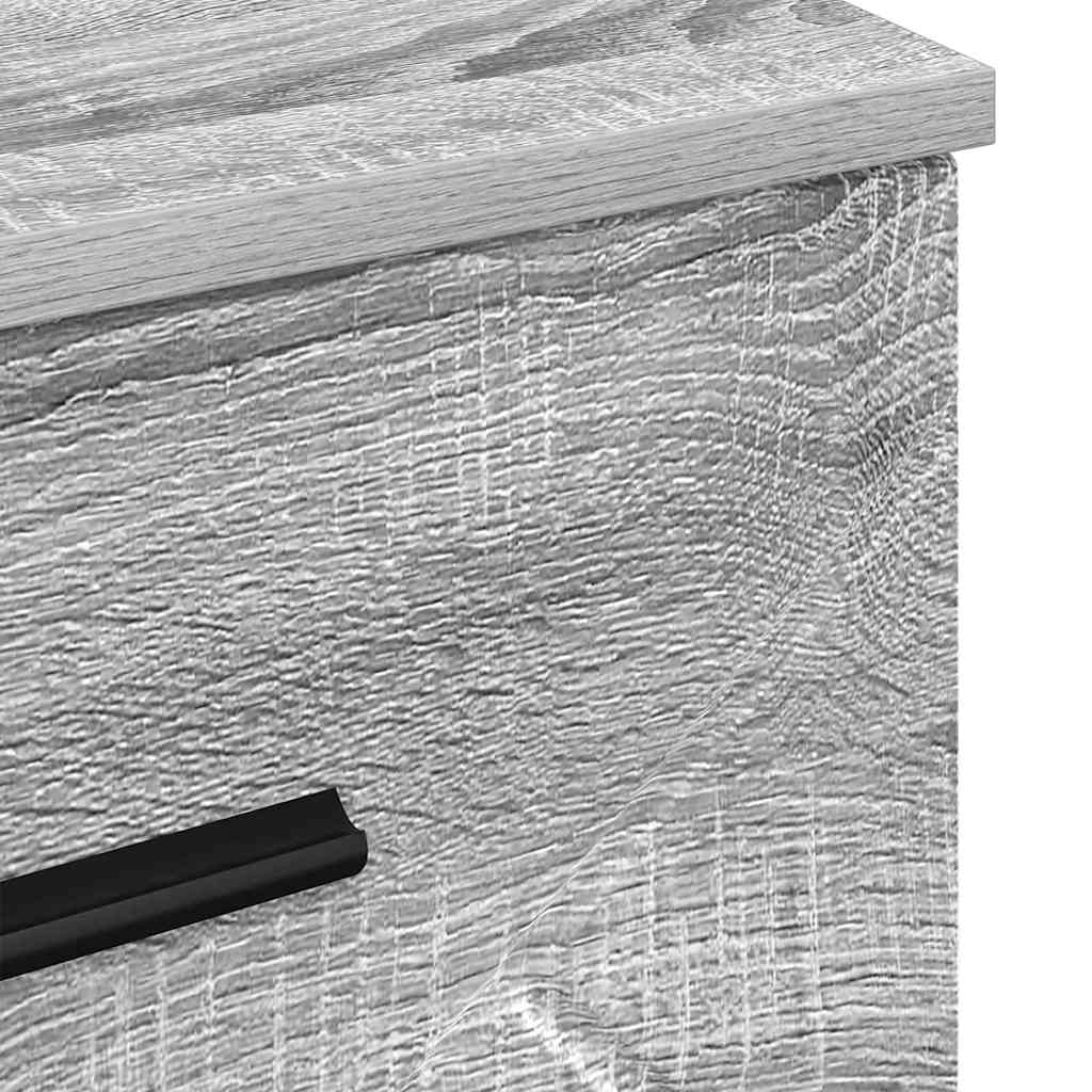 Noćni ormar Sivi hrast sonoma 38 x 38 x 66 cm Konstruirano drvo