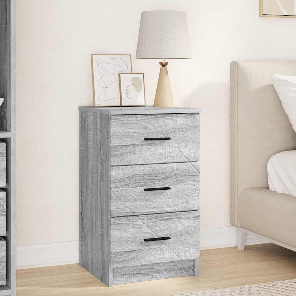 Noćni ormar Sivi hrast sonoma 38 x 38 x 66 cm Konstruirano drvo