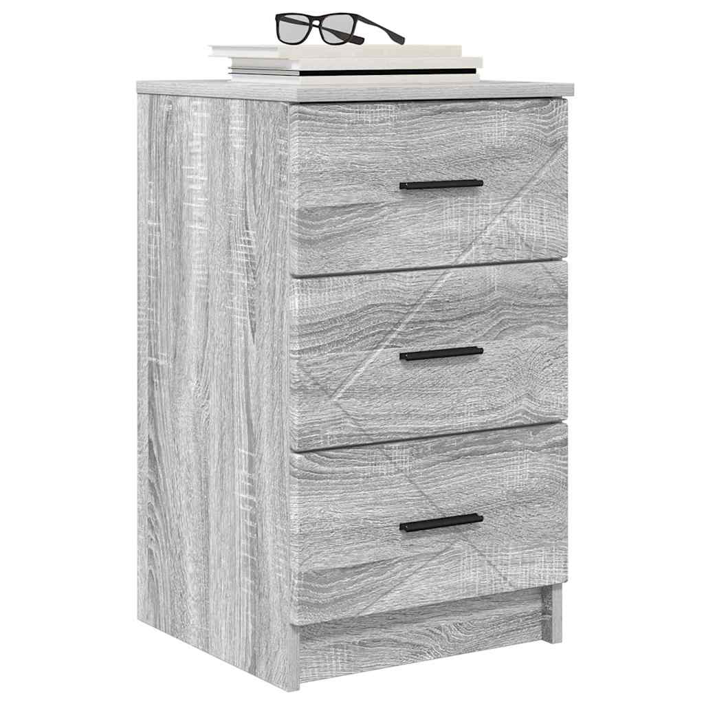 Noćni ormar Sivi hrast sonoma 38 x 38 x 66 cm Konstruirano drvo