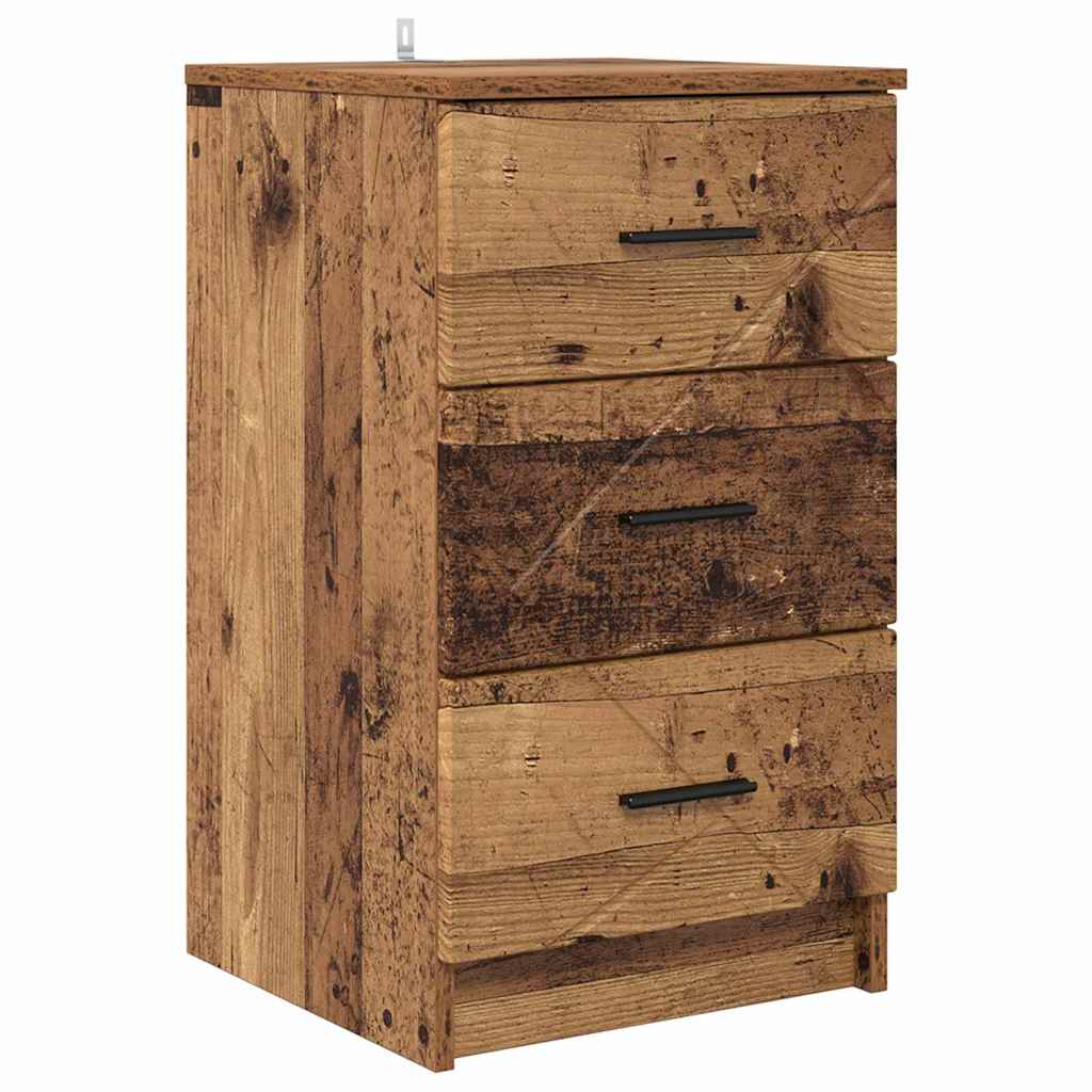 Noćni ormar Staro drvo 38 x 38 x 66 cm Konstruirano drvo