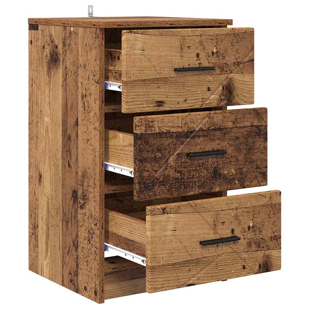 Noćni ormar Staro drvo 38 x 38 x 66 cm Konstruirano drvo