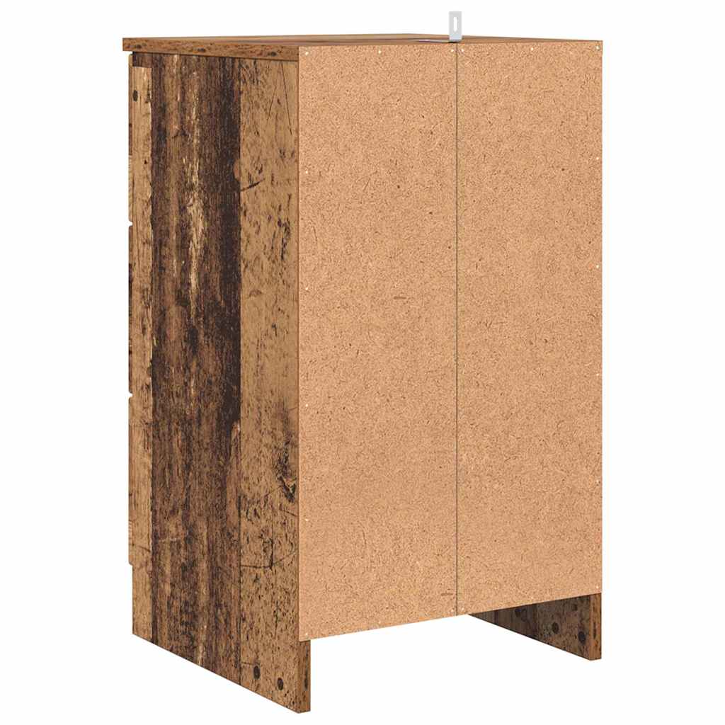 Noćni ormar Staro drvo 38 x 38 x 66 cm Konstruirano drvo