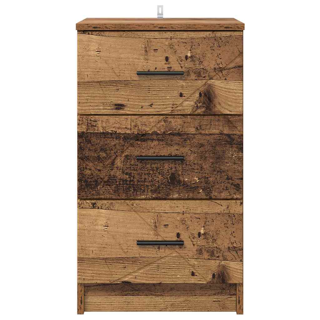 Noćni ormar Staro drvo 38 x 38 x 66 cm Konstruirano drvo