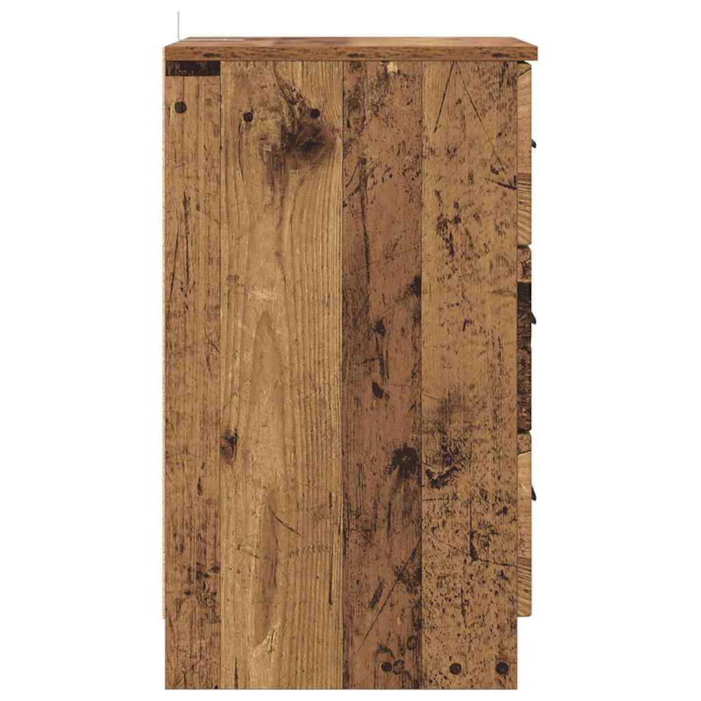 Noćni ormar Staro drvo 38 x 38 x 66 cm Konstruirano drvo