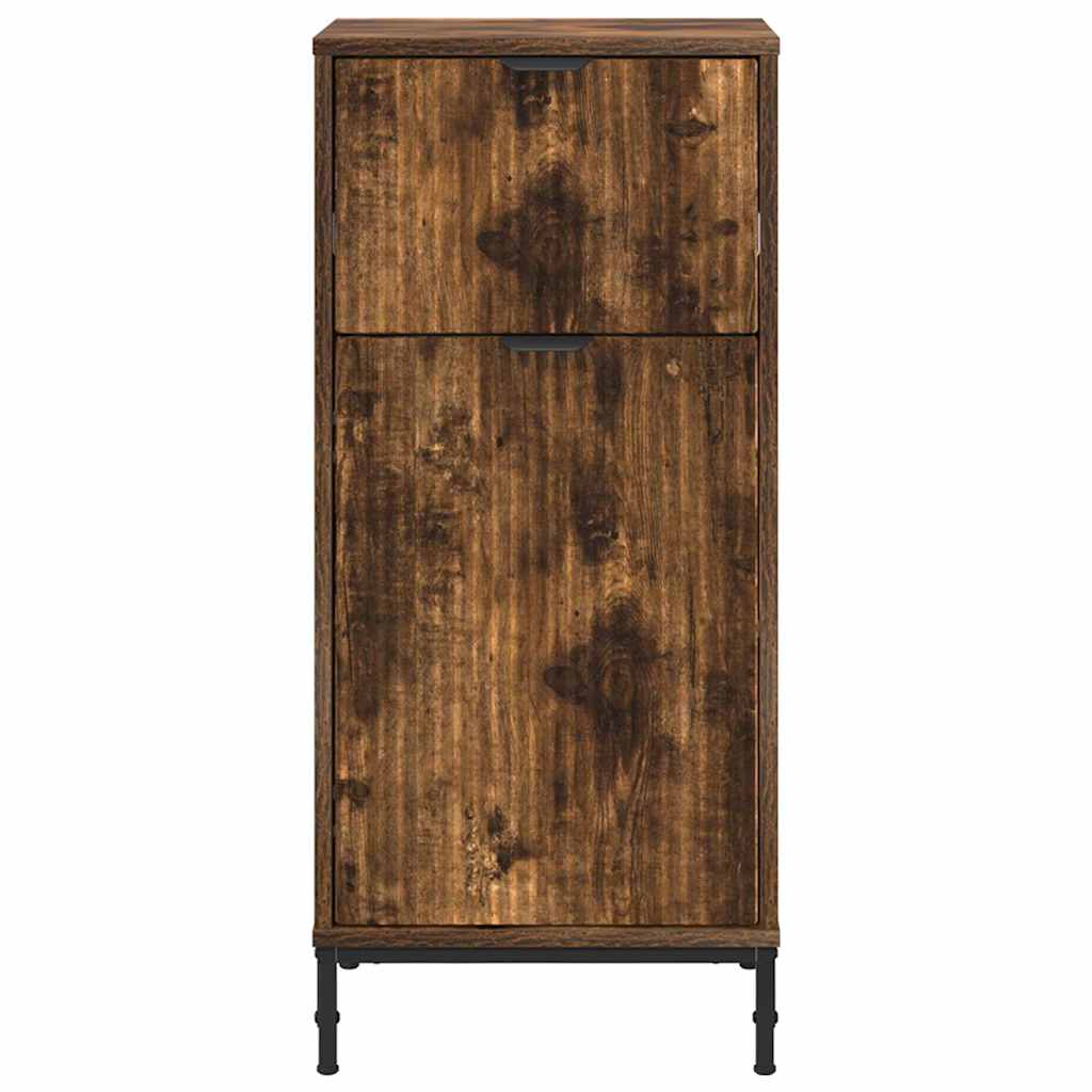 Kupaonski ormar s ladicama Dimljeni hrast 39,5 x 36 x 88 cm
