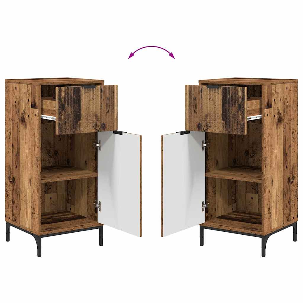 Kupaonski ormar s ladicama Staro drvo 39,5 x 36 x 88 cm