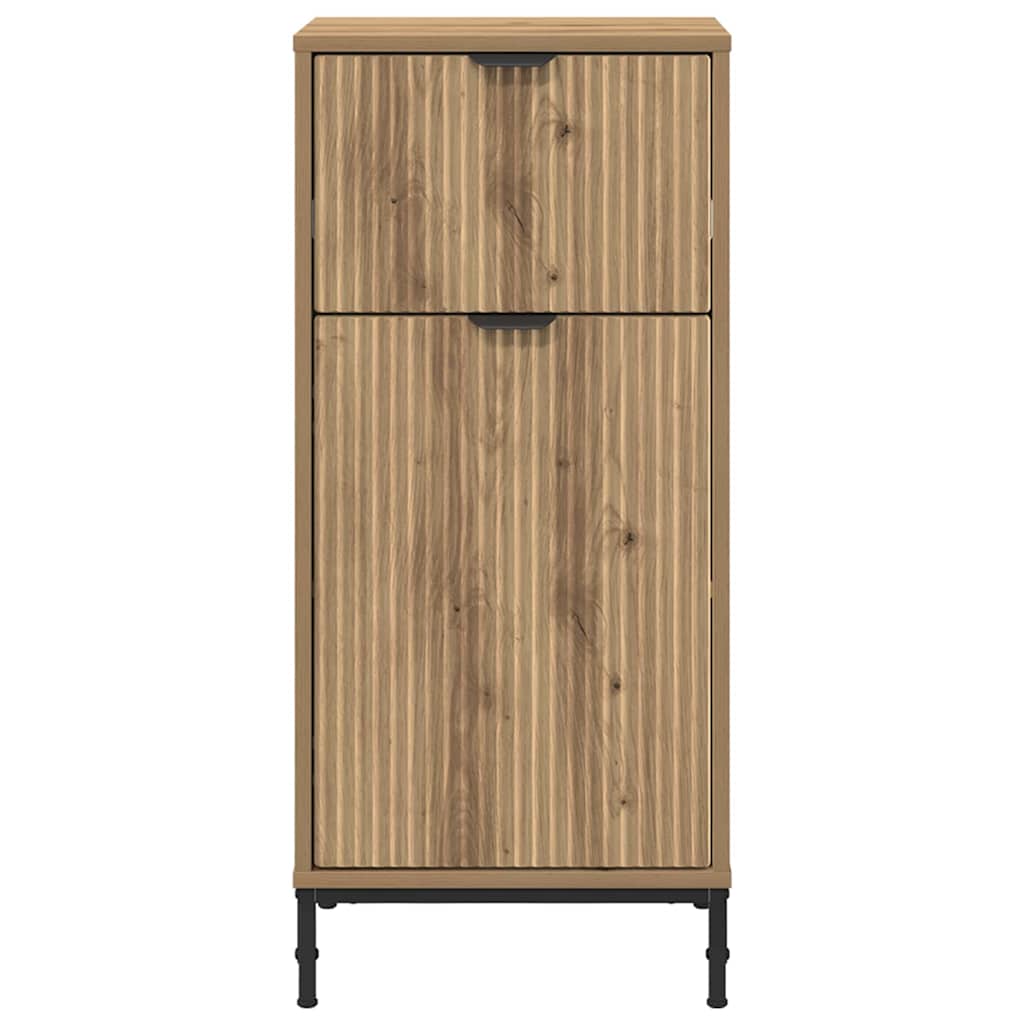 Kupaonski ormar s ladicama Umjetnički hrast 39,5 x 36 x 88 cm