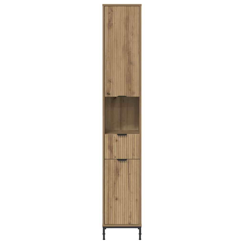 Kupaonski ormar s ladicama Umjetnički hrast 31,5 x 33 x 190 cm