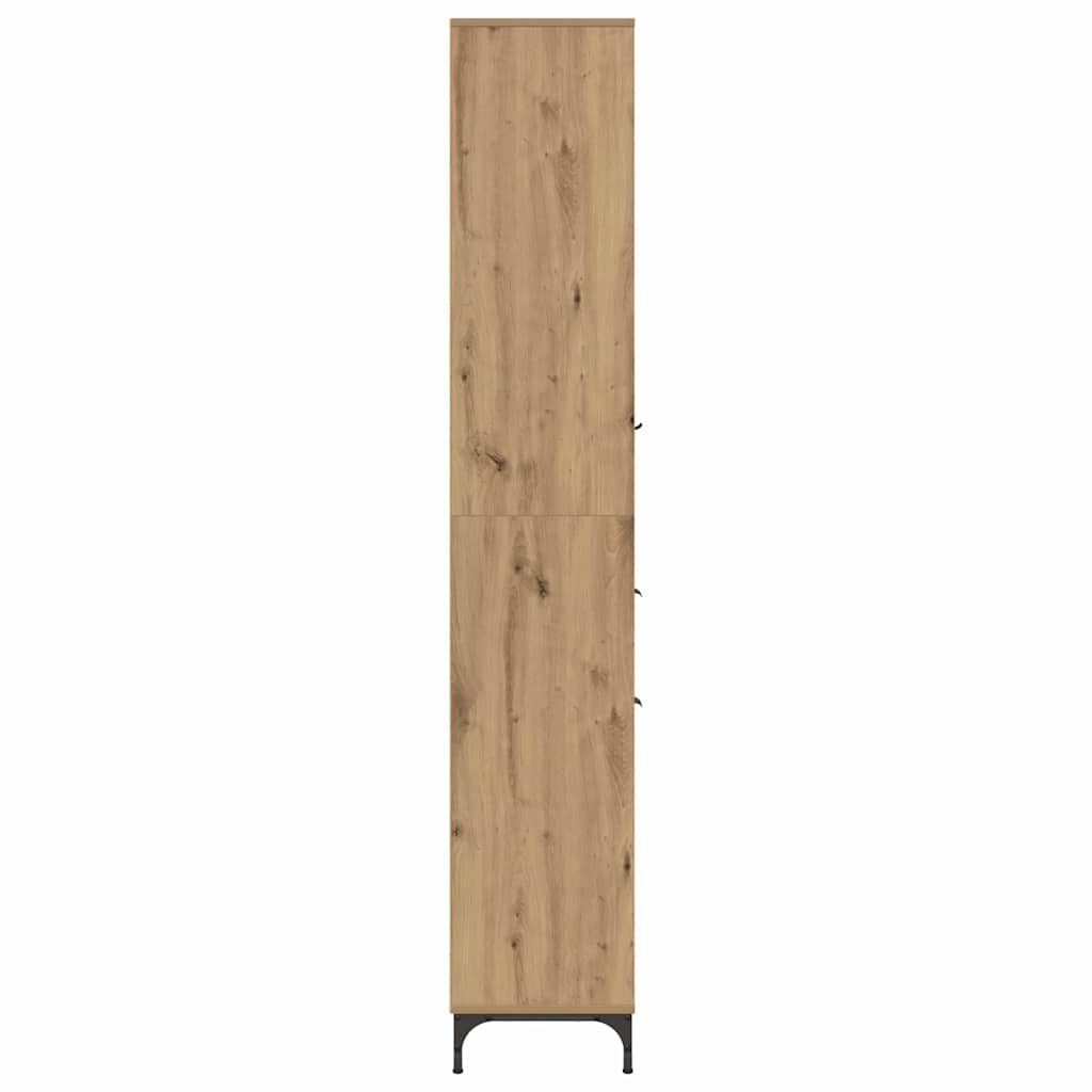 Kupaonski ormar s ladicama Umjetnički hrast 31,5 x 33 x 190 cm