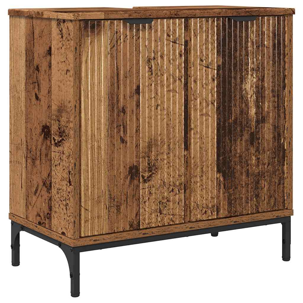 Kupaonski ormarić za sudoper Staro drvo 60,5 x 33,5 x 61 cm