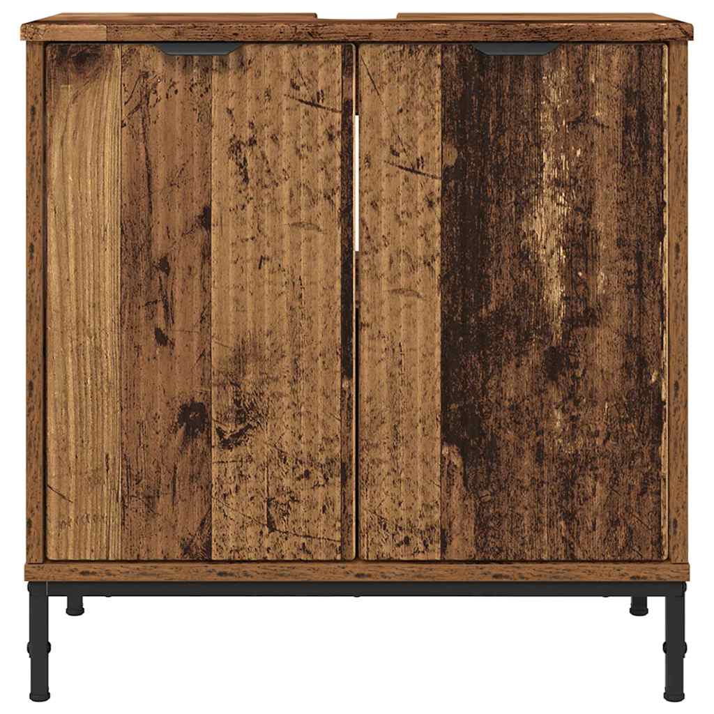Kupaonski ormarić za sudoper Staro drvo 60,5 x 33,5 x 61 cm