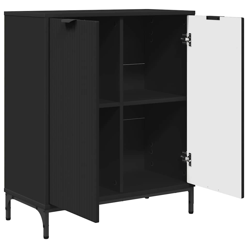 Kreveta Crna 69,5 x 33 x 82 cm Konstruirano drvo