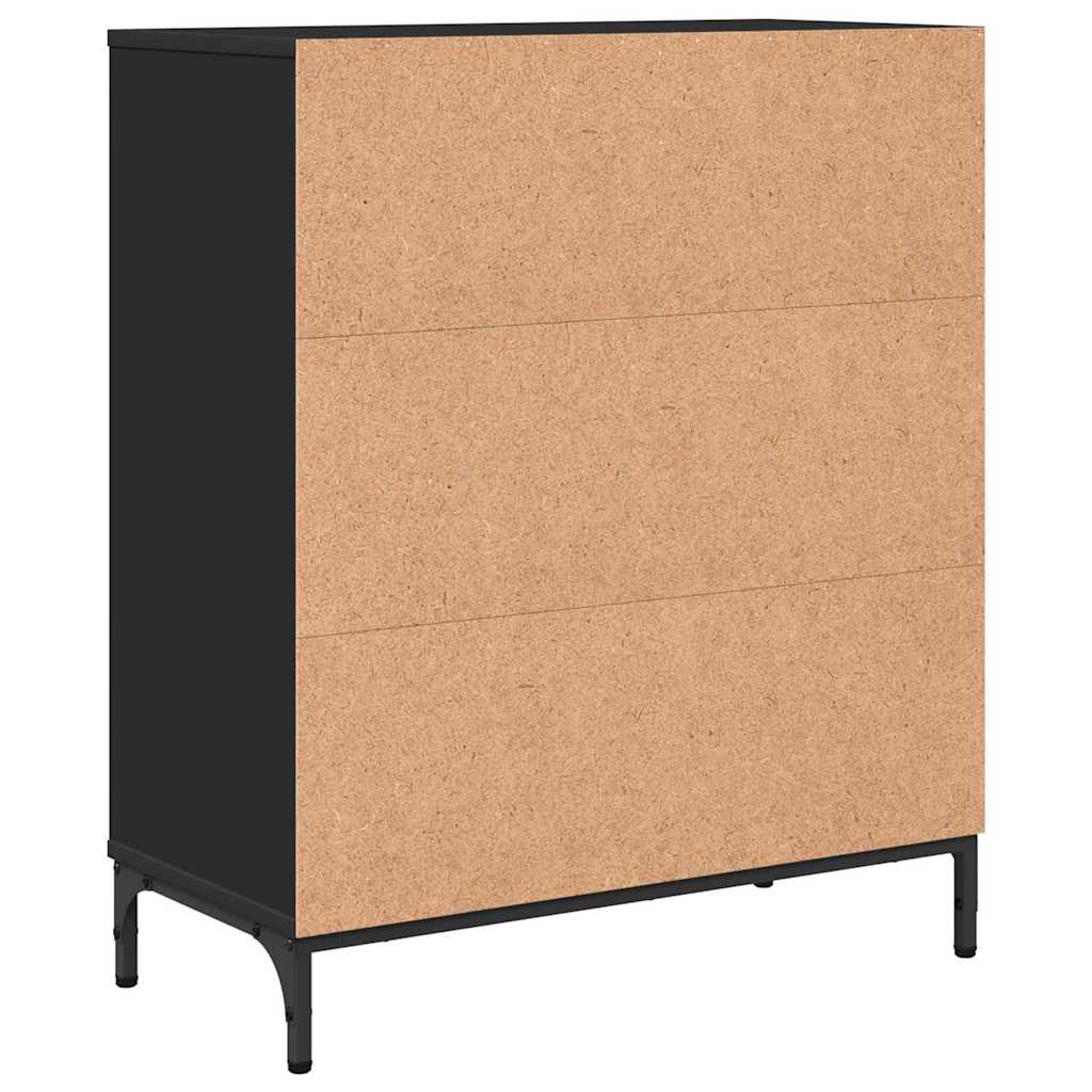 Kreveta Crna 69,5 x 33 x 82 cm Konstruirano drvo