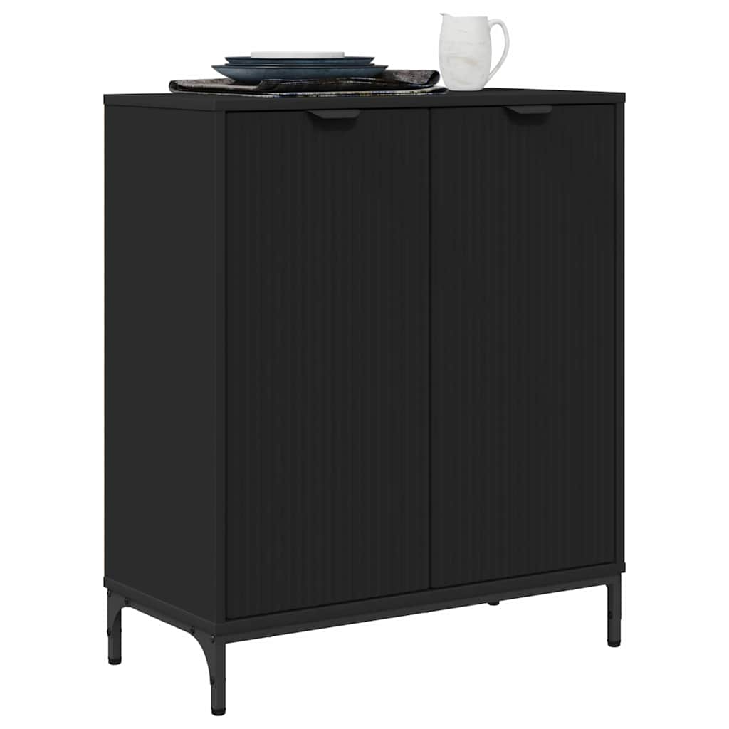 Kreveta Crna 69,5 x 33 x 82 cm Konstruirano drvo