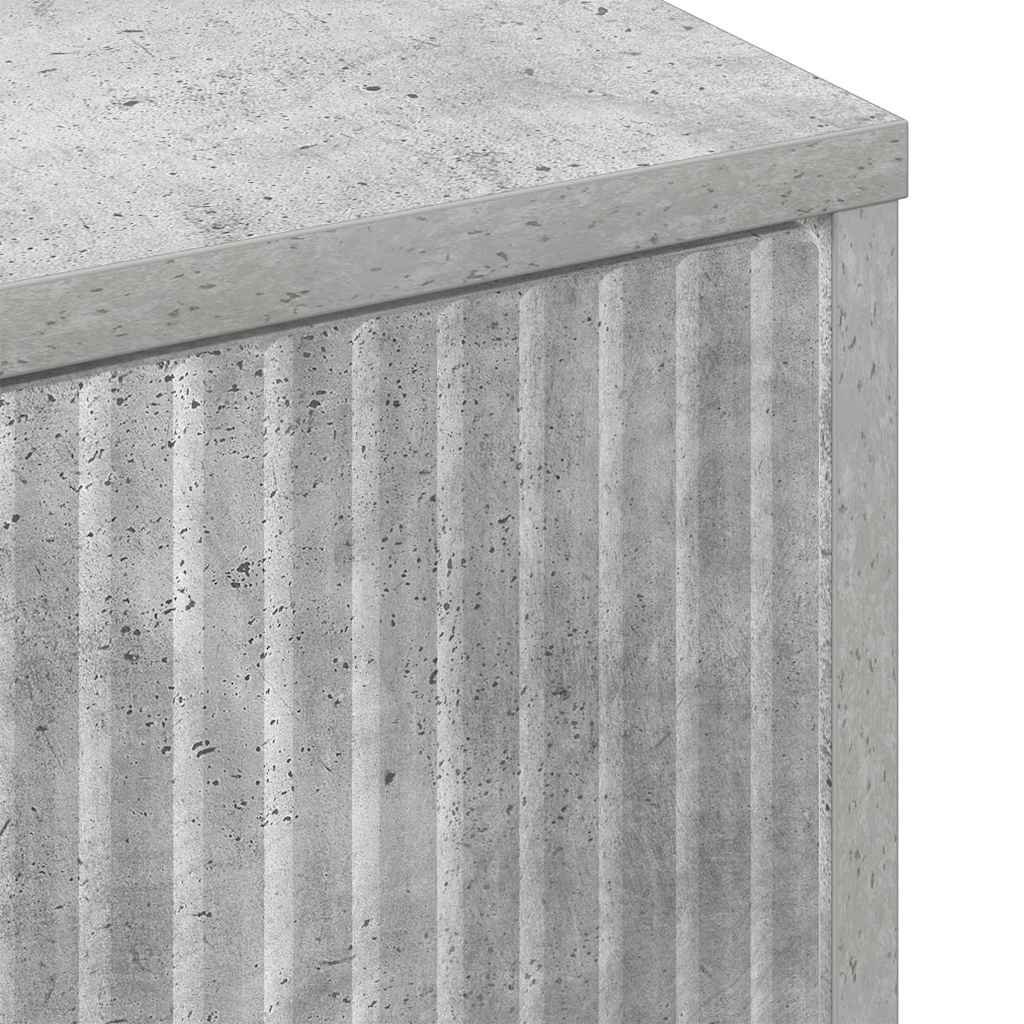 Kreveta Betonski sivi 69,5 x 33 x 82 cm Konstruirano drvo