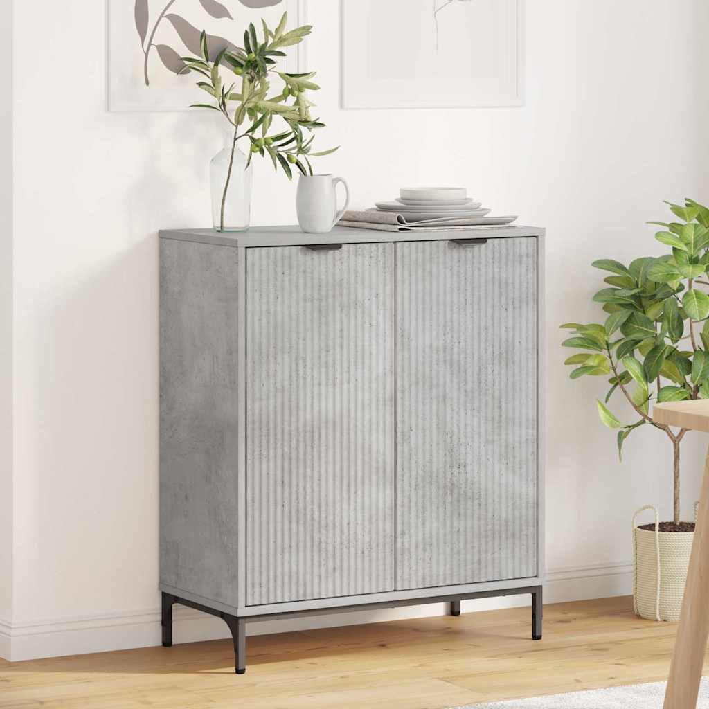Kreveta Betonski sivi 69,5 x 33 x 82 cm Konstruirano drvo