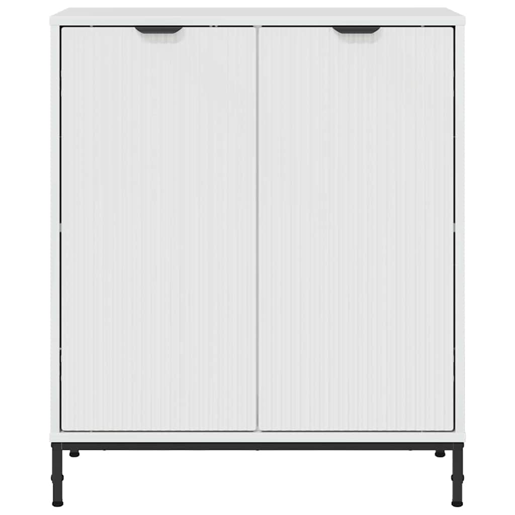 Kreveta Visoki sjaj bijela 69,5 x 33 x 82 cm Konstruirano drvo
