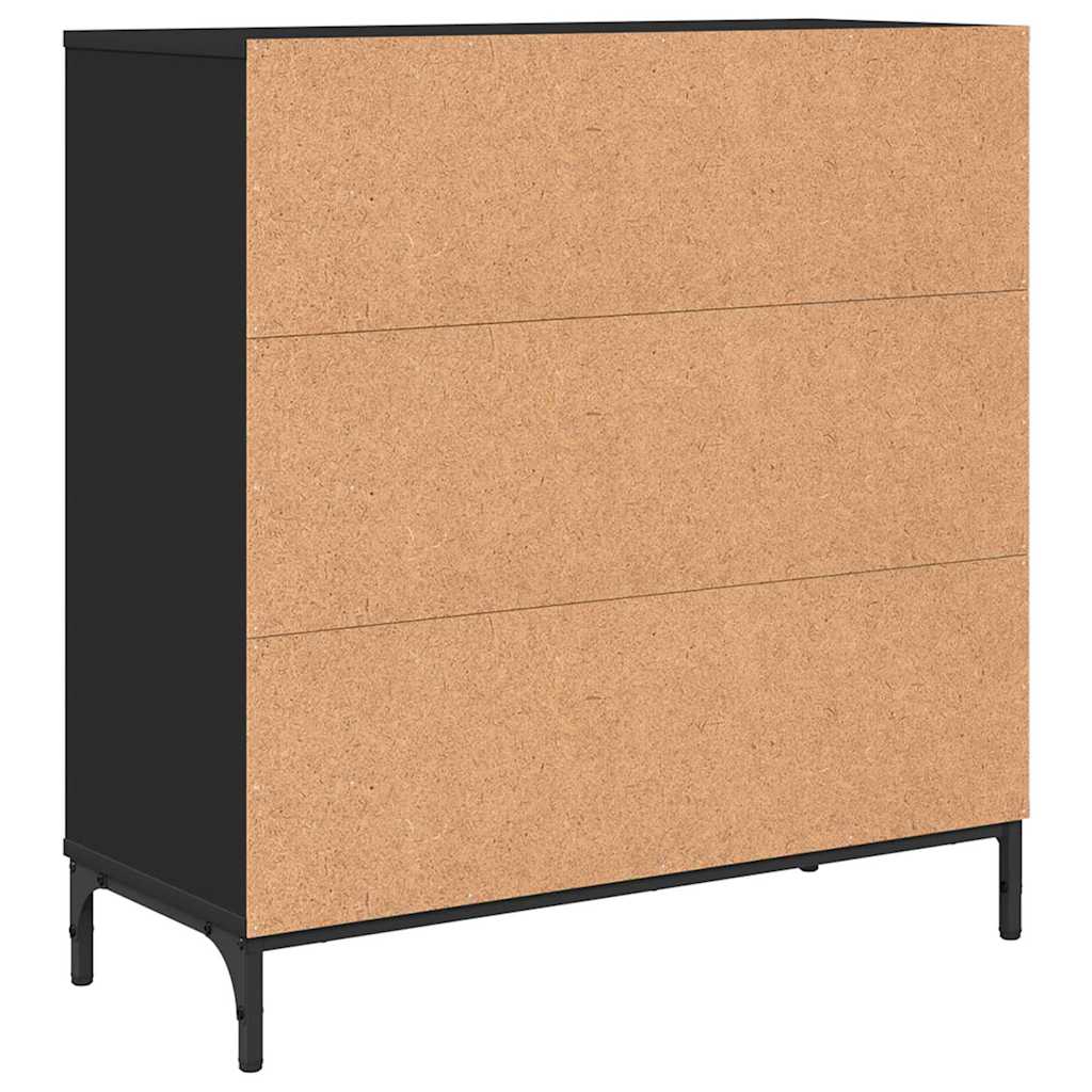 Kreveta s ladicama Crna 79,5 x 33 x 82 cm Konstruirano drvo