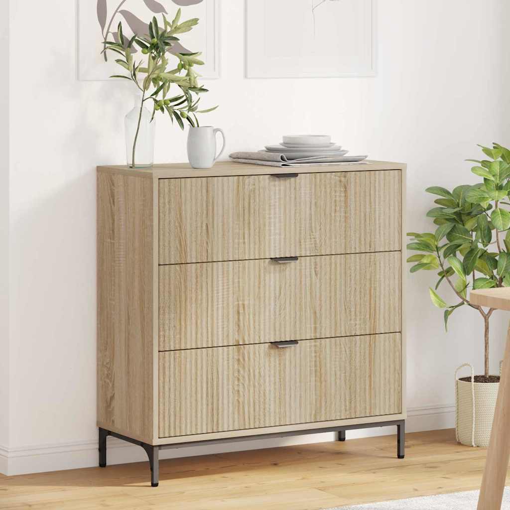 Kreveta Sonoma hrast 79,5 x 33 x 82 cm Konstruirano drvo