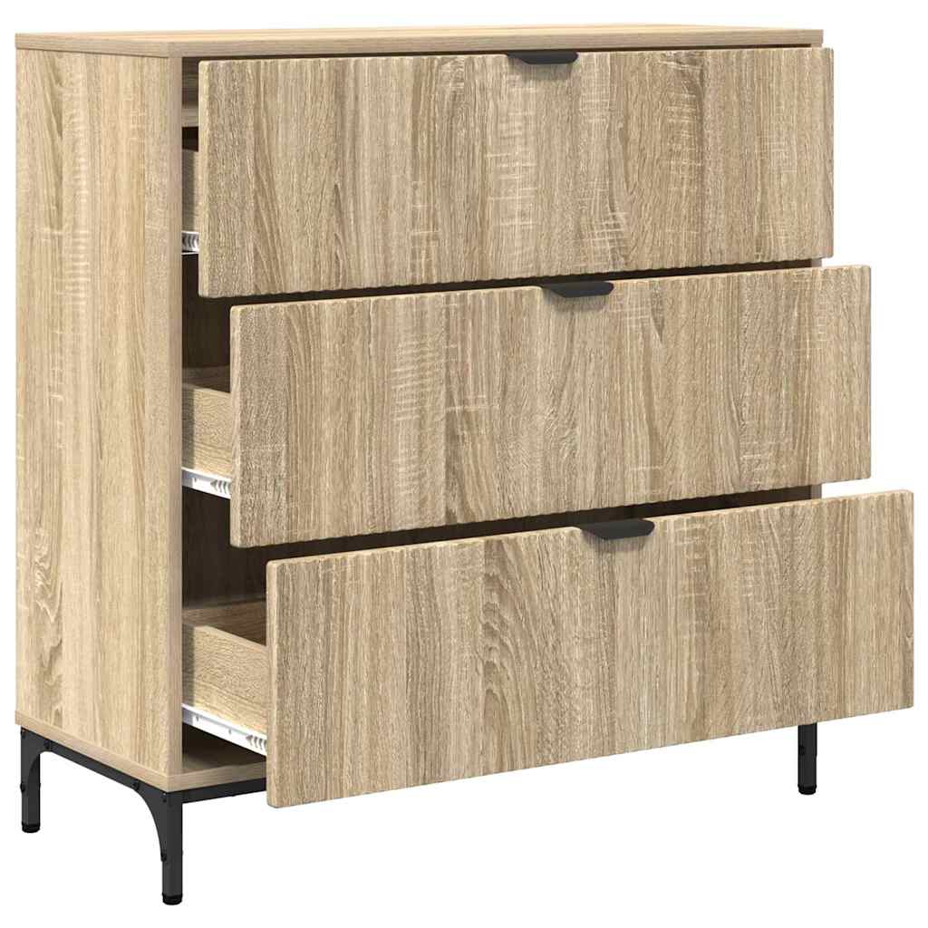 Kreveta Sonoma hrast 79,5 x 33 x 82 cm Konstruirano drvo