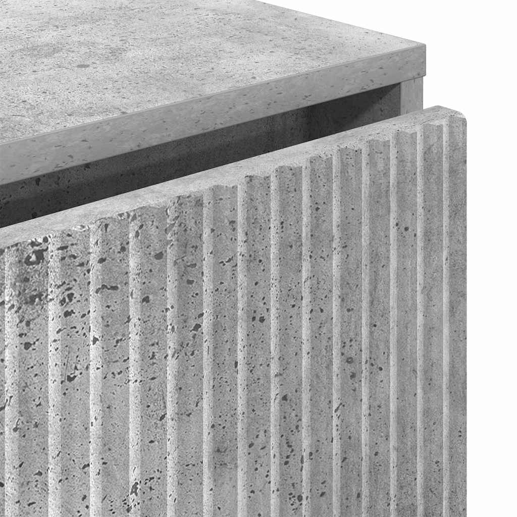 Kreveta Betonski sivi 79,5 x 33 x 82 cm Konstruirano drvo