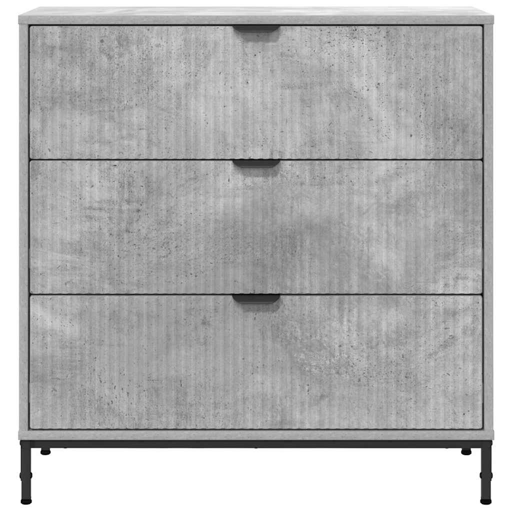 Kreveta Betonski sivi 79,5 x 33 x 82 cm Konstruirano drvo