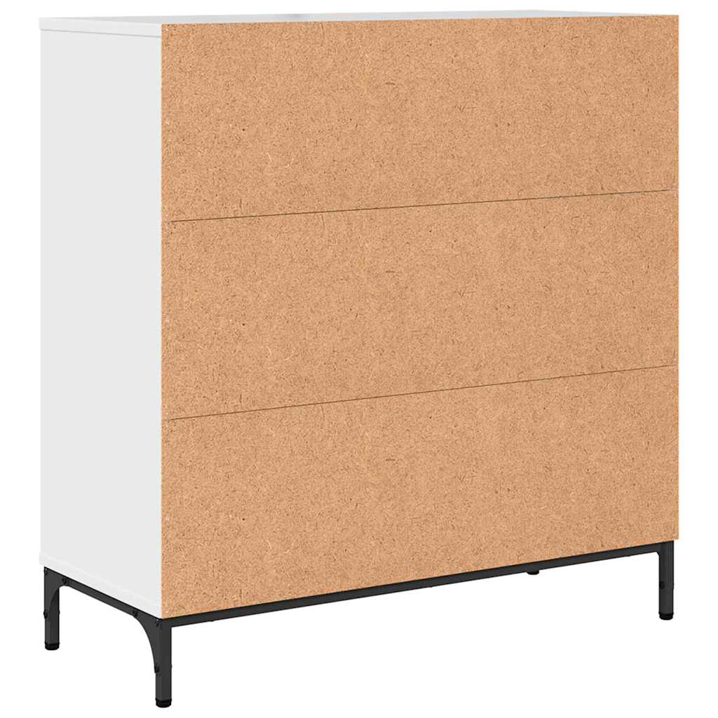 Kreveta Visoki sjaj bijela 79,5 x 33 x 82 cm Konstruirano drvo