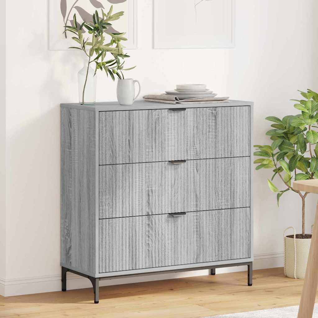 Kreveta Siva Sonoma 79,5 x 33 x 82 cm Konstruirano drvo