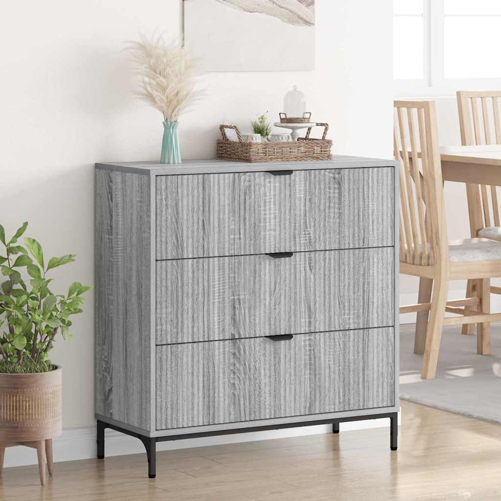 Kreveta Siva Sonoma 79,5 x 33 x 82 cm Konstruirano drvo