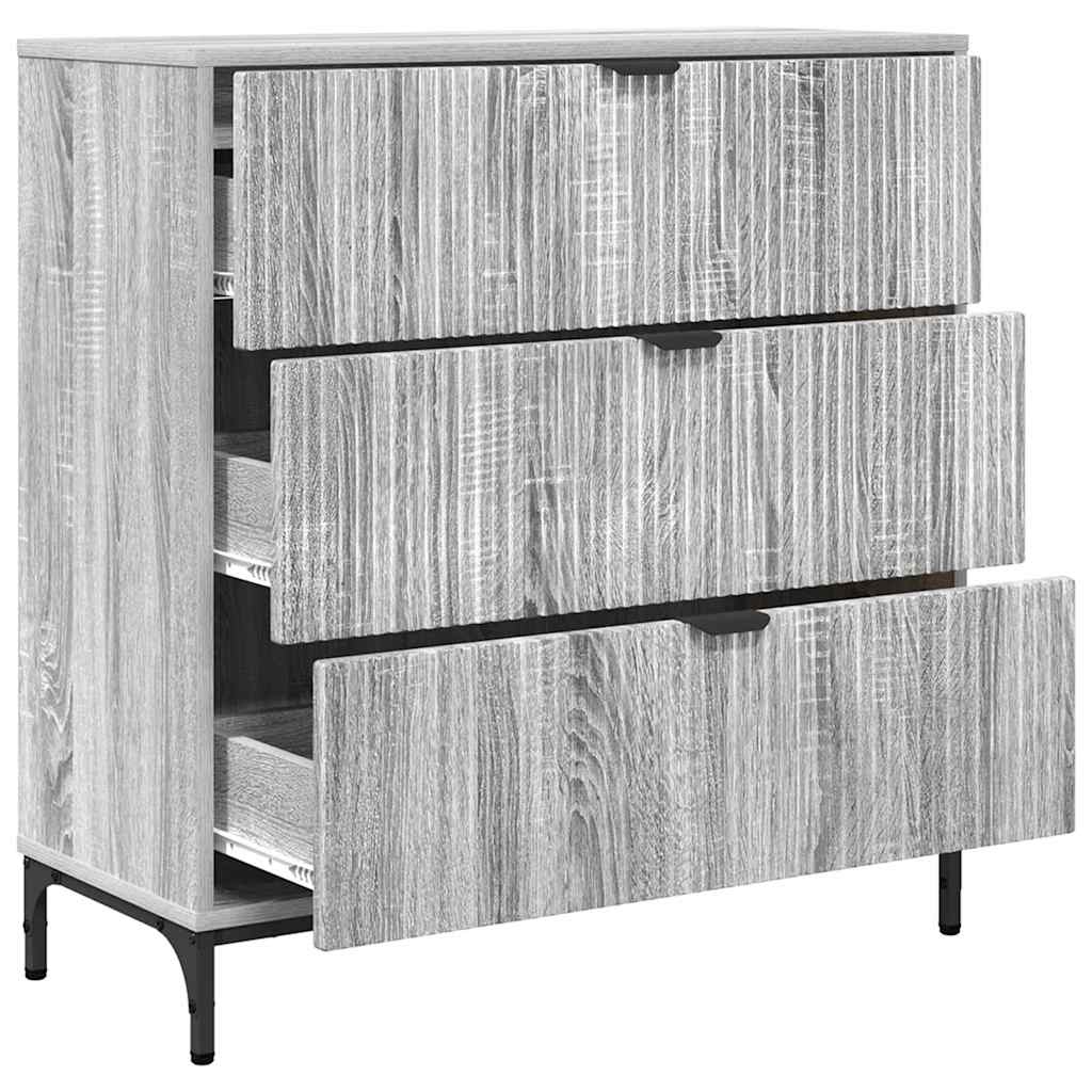 Kreveta Siva Sonoma 79,5 x 33 x 82 cm Konstruirano drvo
