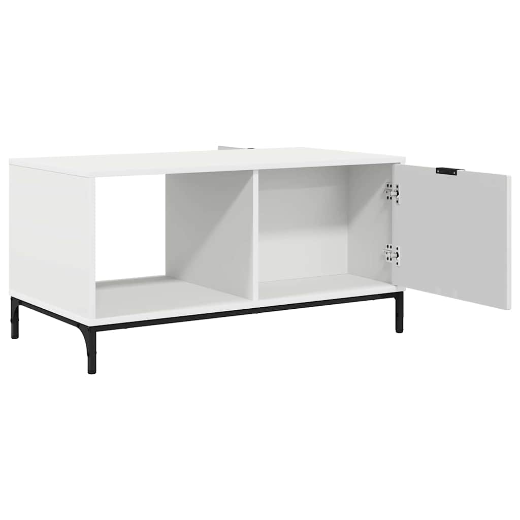 Kava Stol s ladicama Bijelo 90 x 49 x 46 cm Konstruirano drvo