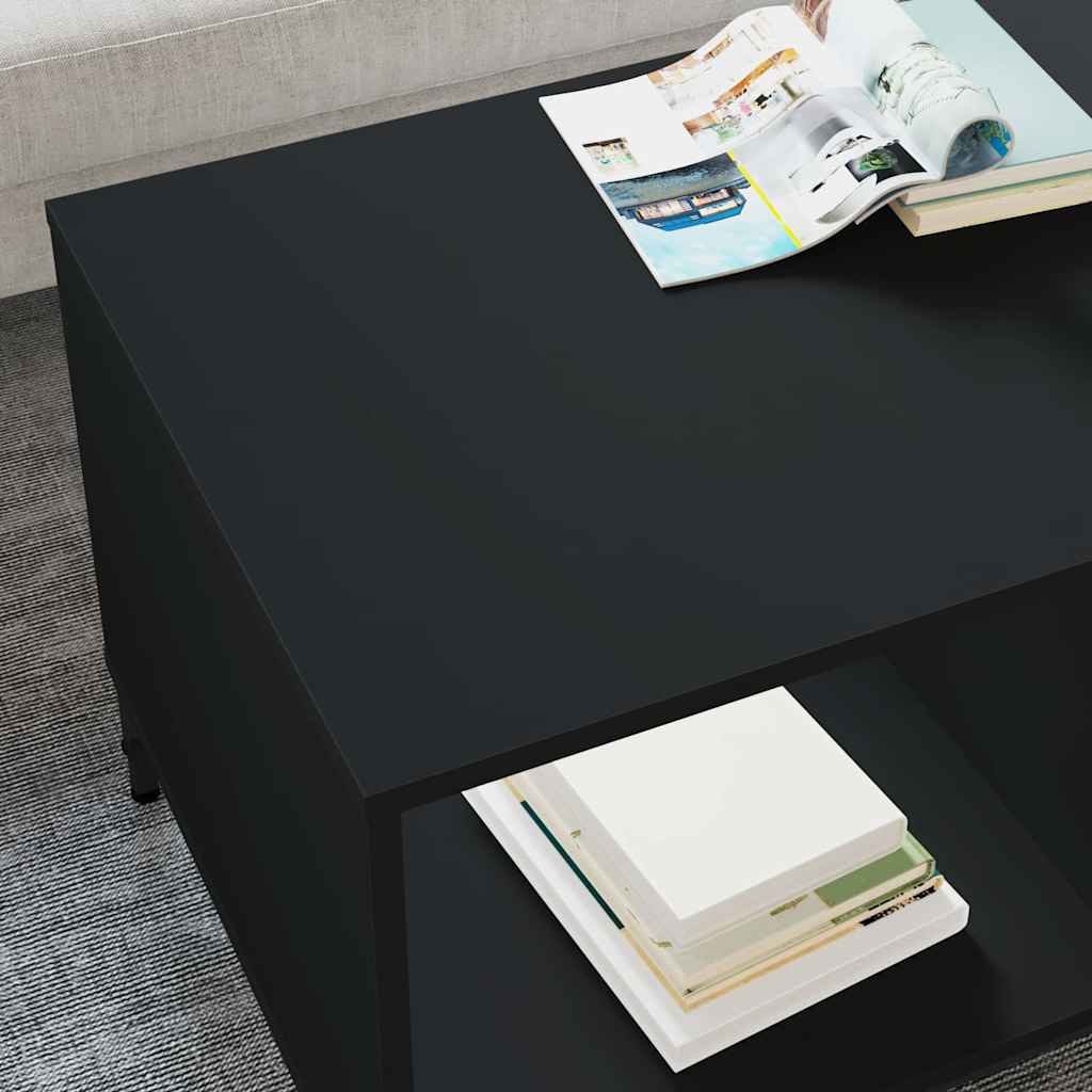 Kava Stol Crni hrast 90 x 49 x 46 cm Konstruirano drvo