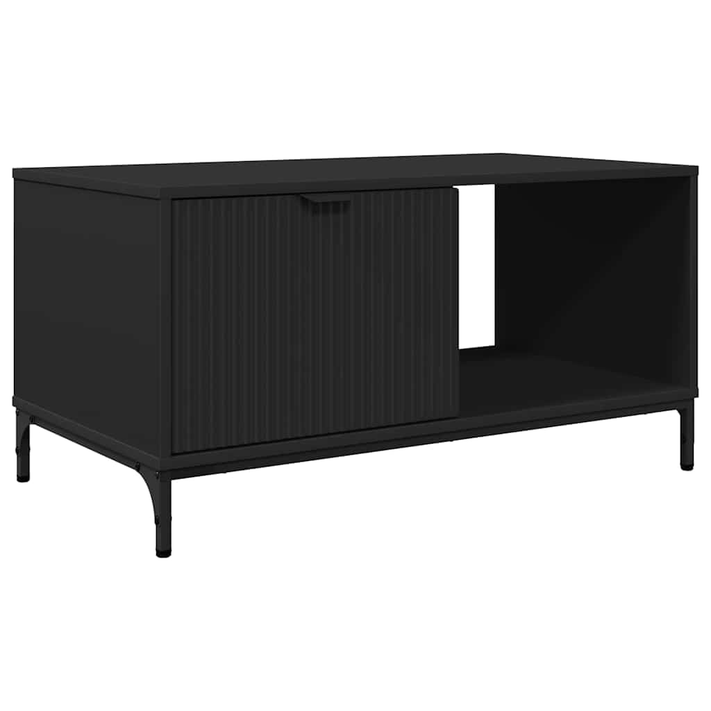 Kava Stol Crni hrast 90 x 49 x 46 cm Konstruirano drvo