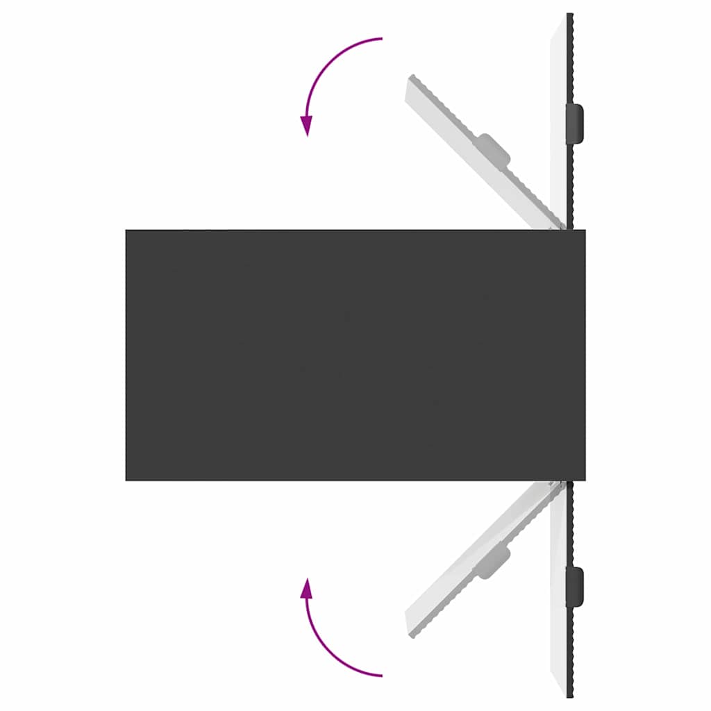 Kava Stol Crni hrast 90 x 49 x 46 cm Konstruirano drvo
